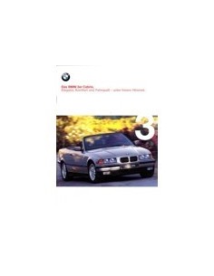 1998 3 SERIE CABRIO BROCHURE DUITS