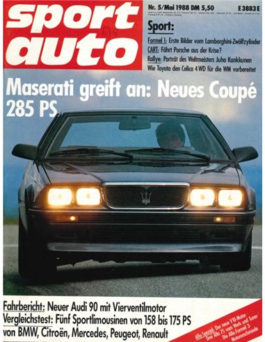 1988 SPORT AUTO MAGAZINE 05 DEUTSCH