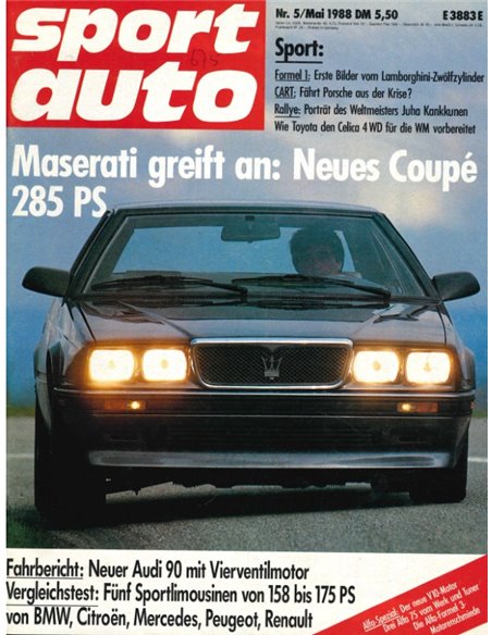 1988 SPORT AUTO MAGAZINE 05 DEUTSCH