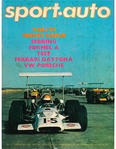 1970 SPORT AUTO MAGAZINE 12 DEUTSCH