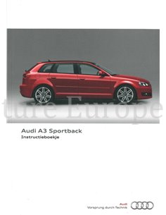 2010 AUDI A3 SPORTBACK OWNER'S MANUAL DUTCH
