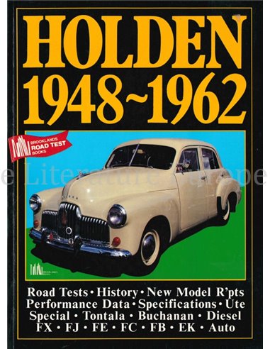 HOLDEN 1948 - 1962  (BROOKLANDS ROAD TEST)