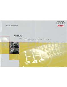 1996 AUDI A3 INSTRUCTIEBOEKJE NEDERLANDS