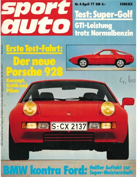 1977 SPORT AUTO MAGAZINE 04 GERMAN