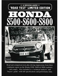 HONDA S 500, S 600, S 800 (BROOKLANDS ROAD TEST)