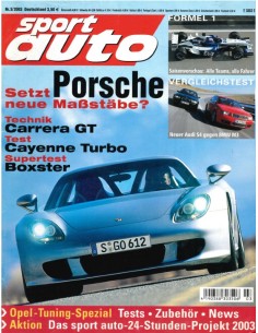 2003 SPORT AUTO MAGAZINE 03 GERMAN