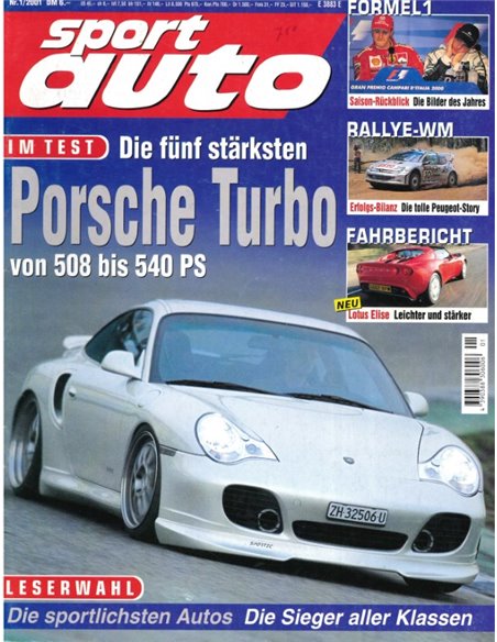 2001 SPORT AUTO MAGAZINE 01 DEUTSCH