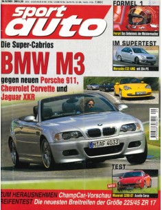 2001 SPORT AUTO MAGAZINE 09 DEUTSCH
