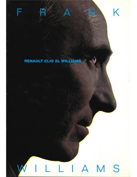 1995 RENAULT CLIO 2L WILLIAMS PROSPEKT ENGLISCH