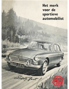 1966 MG PROGRAMMA BROCHURE NEDERLANDS