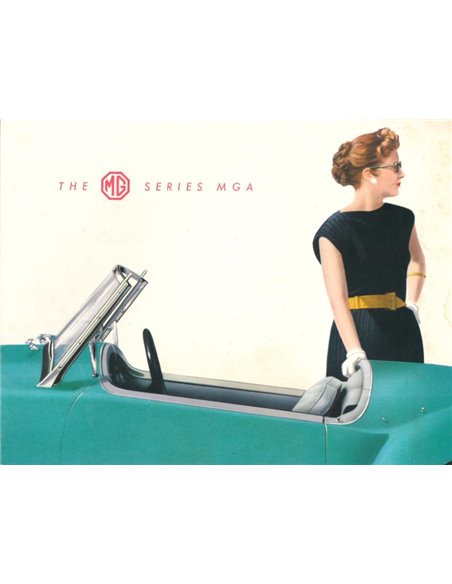 1958 MG MGA BROCHURE ENGELS