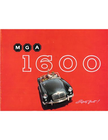 1959 MG MGA 1600 PROSPEKT NIEDERLÄNDISCH