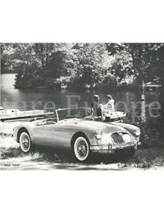 1960 MG MGA 1600 DATENBLATT ENGLISCH