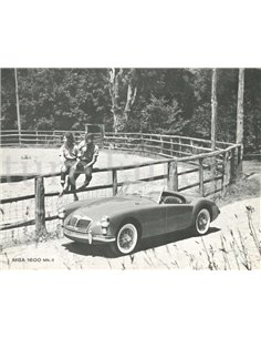 1962 MG MGA 1600 MKII DATENBLATT ENGLISCH