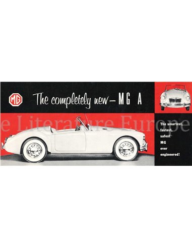 1956 MG MGA LEAFLET ENGELS (USA)