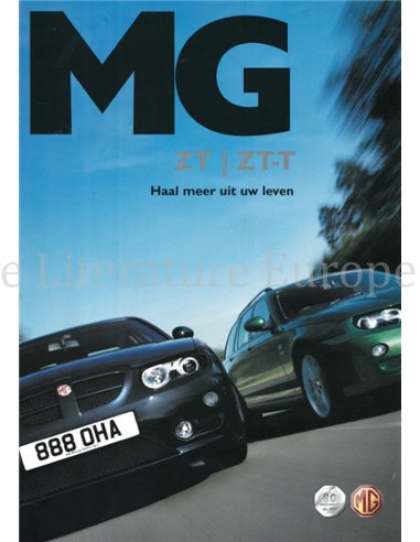 2004 MG ZT | ZT-T BROCHURE NEDERLANDS