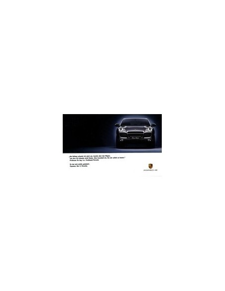 2003 PORSCHE CAYENNE MEDIA PACK BROCHURE & VIDEO DUITS