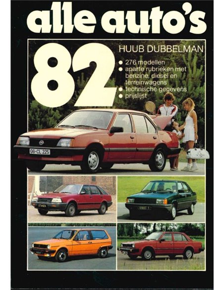 1982 ALLE AUTO'S YEARBOOK DUTCH