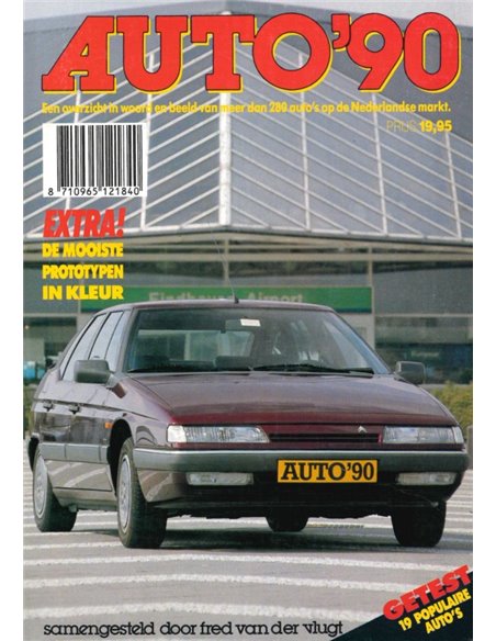 1990 AUTO JAHRBUCH NIEDERLÄNDISCH