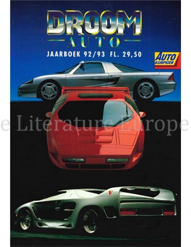 1993 DROOMAUTO YEARBOOK 92/93 DUTCH