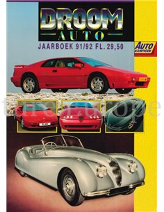 1992 DROOMAUTO YEARBOOK 91/92 DUTCH