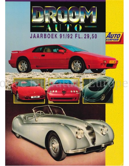 1992 DROOMAUTO YEARBOOK 91/92 DUTCH