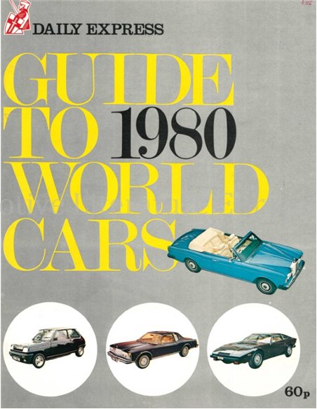 1980 GUIDE TO WORLD CARS YEARBOOK ENGELS