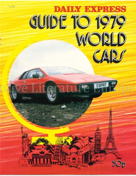 1979 GUIDE TO WORLD CARS YEARBOOK ENGELS