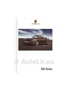 2008 PORSCHE 911 TURBO HARDCOVER BROCHURE DUITS