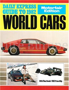 1982 GUIDE TO WORLD CARS JAHRBUCH ENGLISCH