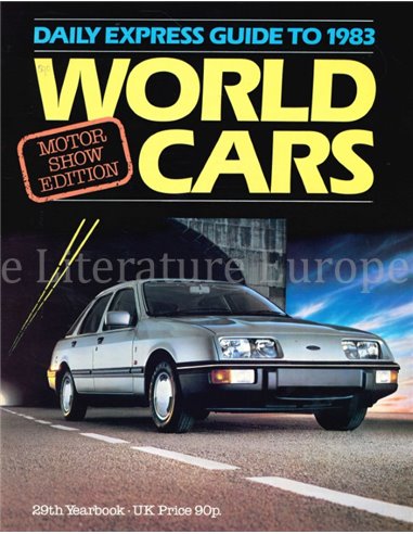 1983 GUIDE TO WORLD CARS YEARBOOK ENGELS