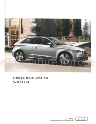 2014 AUDI A3 | S3 OWNER'S MANUAL FRENCH