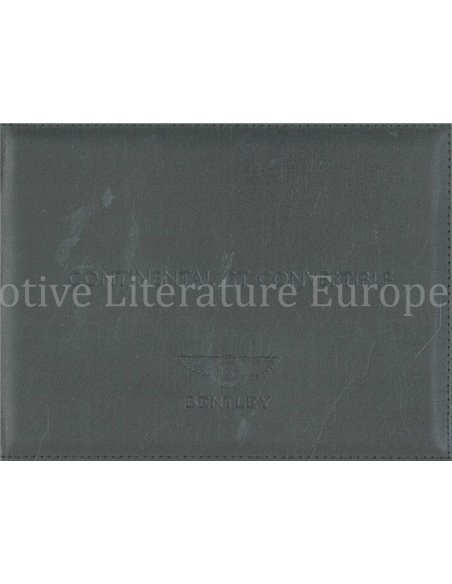 2017 BENTLEY CONTINENTAL GT CABRIO BETRIEBSANLEITUNG ENGLISCH