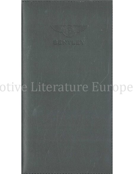 2017 BENTLEY CONTINENTAL GT CONVERTIBLE OWNERS MANUAL ENGLISH