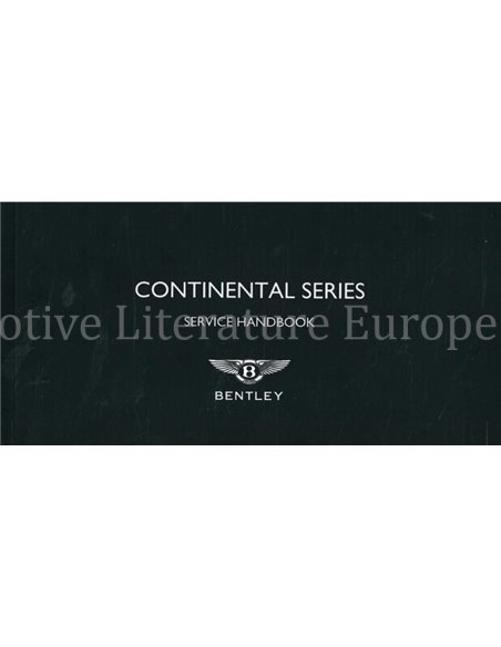 2017 BENTLEY CONTINENTAL GT CONVERTIBLE OWNERS MANUAL ENGLISH