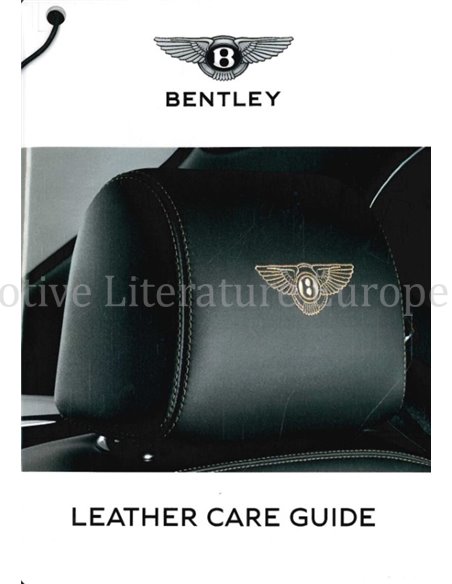 2017 BENTLEY CONTINENTAL GT CONVERTIBLE OWNERS MANUAL ENGLISH
