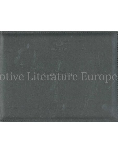 2018 BENTLEY MULSANNE OWNERS MANUAL ENGLISH