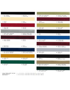 1975 ALFA ROMEO COLOUR CHART BROCHURE 2