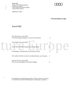 1993 AUDI RS2 AVANT PERSMAP DUITS 2