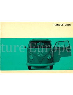 1966 VOLKSWAGEN T1 TRANSPORTER OWNERS MANUAL DUTCH