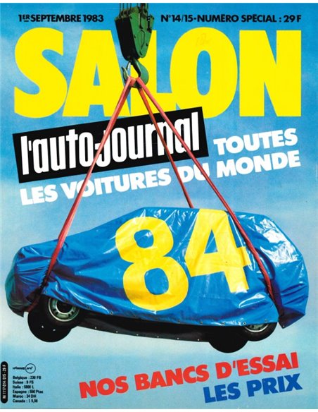 1983 L'AUTO JOURNAL YEARBOOK (SALON EDITION) 14/15 FRENCH