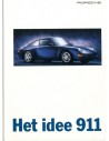 1996 PORSCHE 911 CARRERA TARGA & TURBO HARDCOVER BROCHURE NEDERLANDS