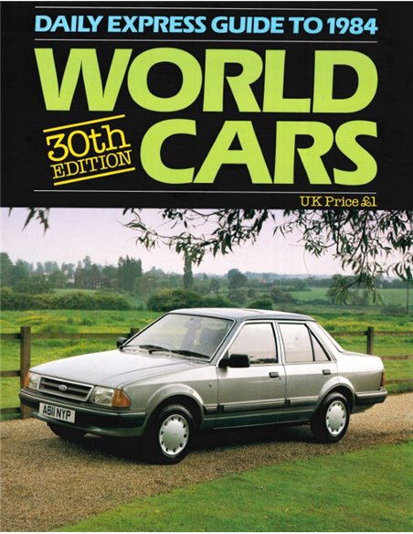 1984 GUIDE TO WORLD CARS YEARBOOK ENGLISH