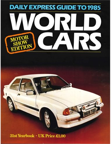 1985 GUIDE TO WORLD CARS YEARBOOK ENGELS