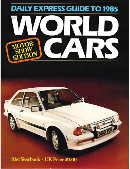 1985 GUIDE TO WORLD CARS YEARBOOK ENGLISH