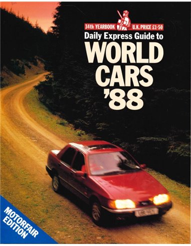1988 GUIDE TO WORLD CARS JAHRBUCH ENGLISCH