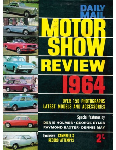 1964 Motor Show Review Jaarboek Engels