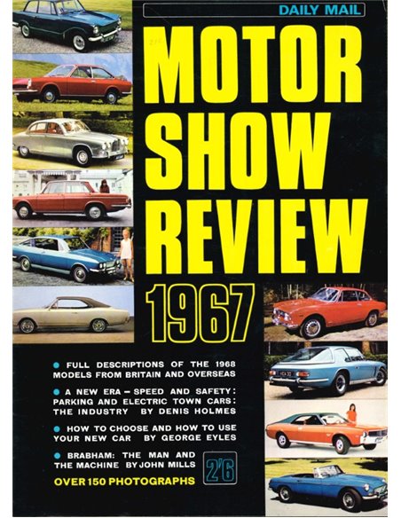 1967 Motor Show Review Jaarboek Engels