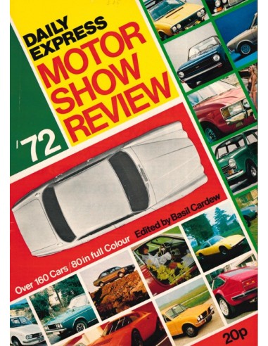 1972 Motor Show Review Jaarboek Engels