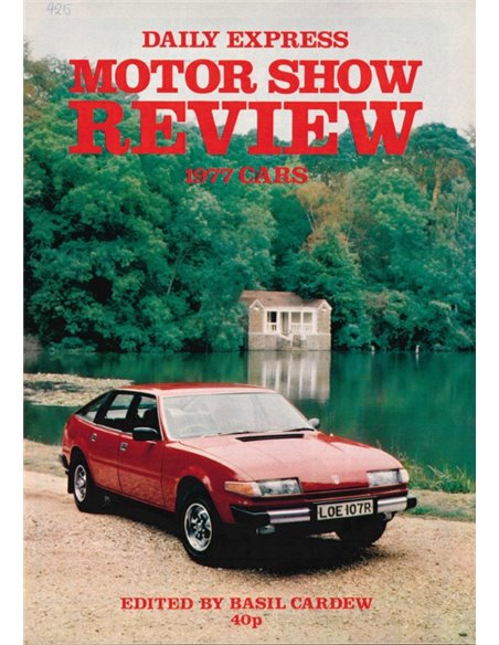 1977 MOTOR SHOW REVIEW JAHRBUCH ENGLISCH